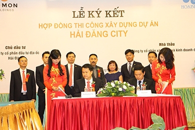 HBC ký kết hợp đồng thi công xây dựng dự án Hải Đăng City